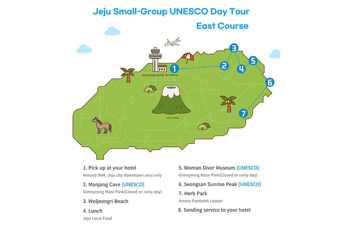 Jeju Premium Small Group UNESCO Day Tour - East Course - Just The Basics