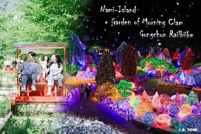 Nami Island & Garden of Morning Calm & Gangchon Railbike Tour - Just The Basics