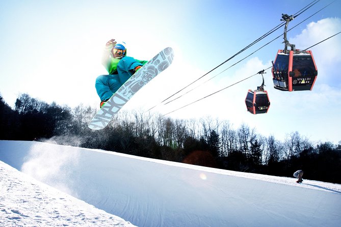 Winter Fun at Vivaldi Ski Resort With Romantic Winter Scenery at Nami Island