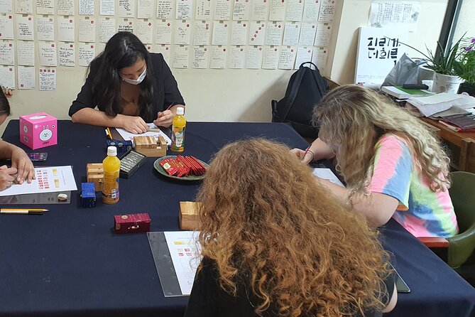 Carving a Korean Stone Seal With a Craftswoman in Insadong - Engraving Our Mark