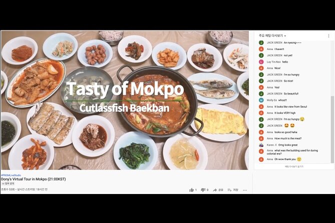 Fun & Informative Mokpo Food Virtual Tour in Korea