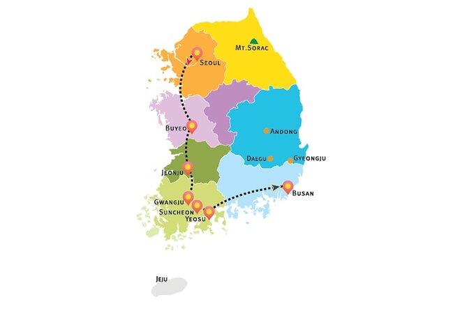 3-Day Korea Western Course by K-Shuttle Tour From Seoul to Busan - Just The Basics