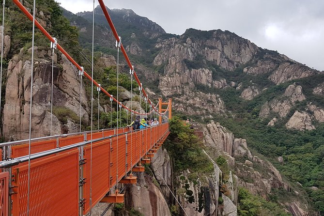 Hiking Mt. Wolchulsan National Park by KTX Train From Seoul - Cloud Bridge and Panoramic Views