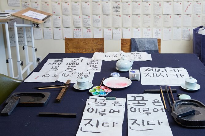 Create a Korean Calligraphy Scroll in Insadong Seoul