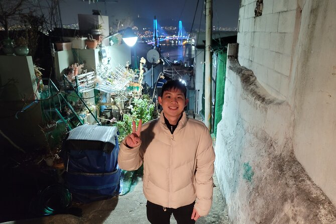 Enjoy the Night View of Busan From Bongnaesan Mountain in Yeongdo.